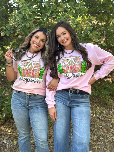 Callie Ann Stelter Gingerbread House Tee & Sweatshirt