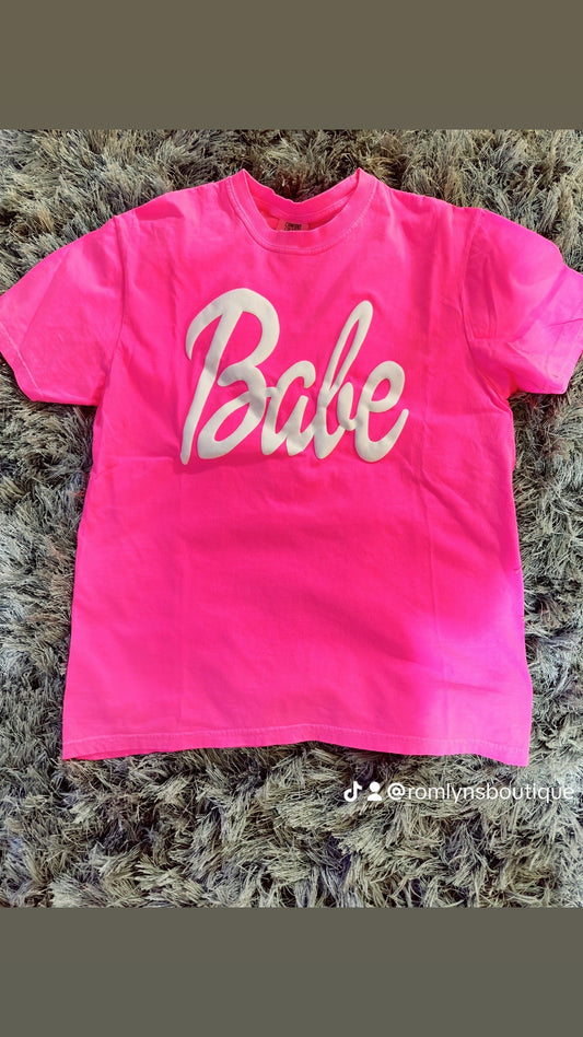 Babe puff tee